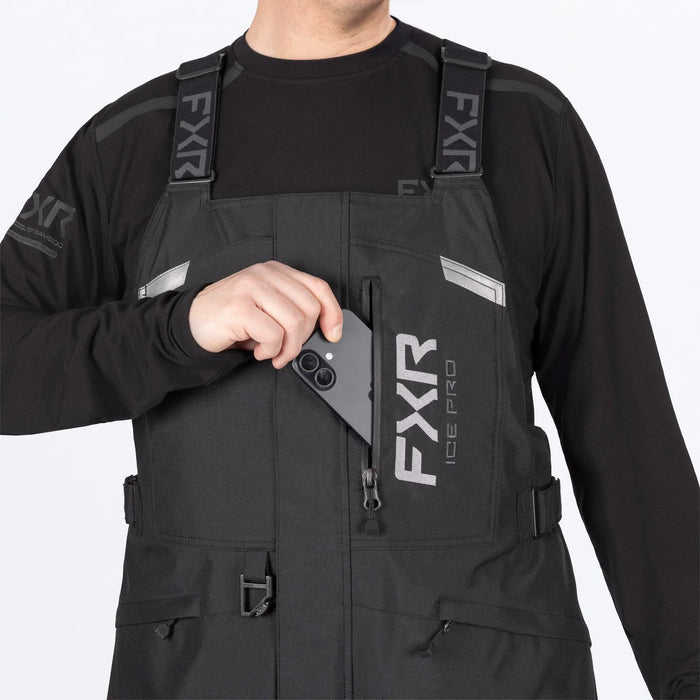 FXR Mens Excursion FX Bib Pant - Black, view 3