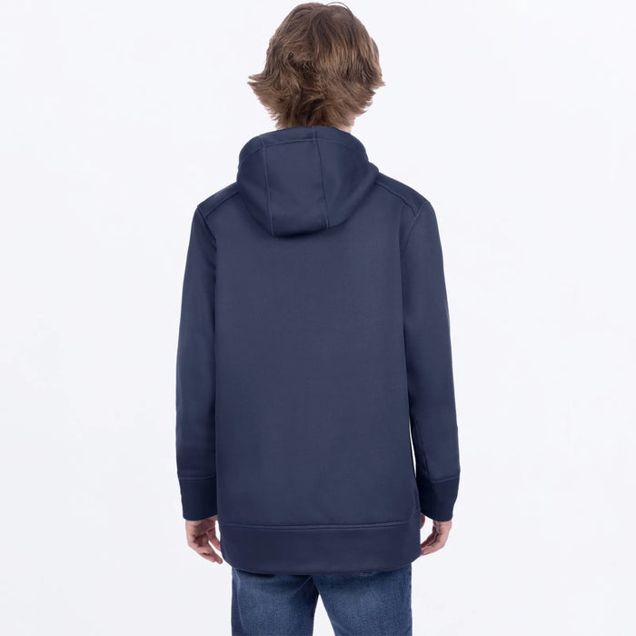 FXR Youth Hydrogen Tech Pullover Hoodie - Midnight/Orange, view 3