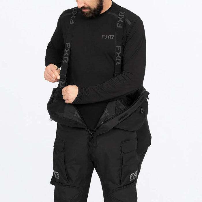 FXR Mens Evolution F.A.S.T. Insulated Monosuit - Black, view 12