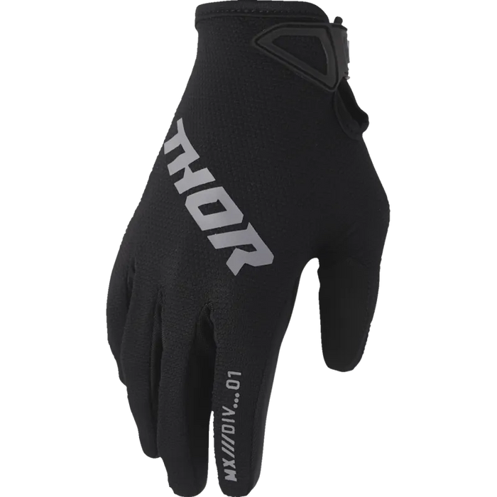 Thor Mens Ridemode Gloves - Black - Front