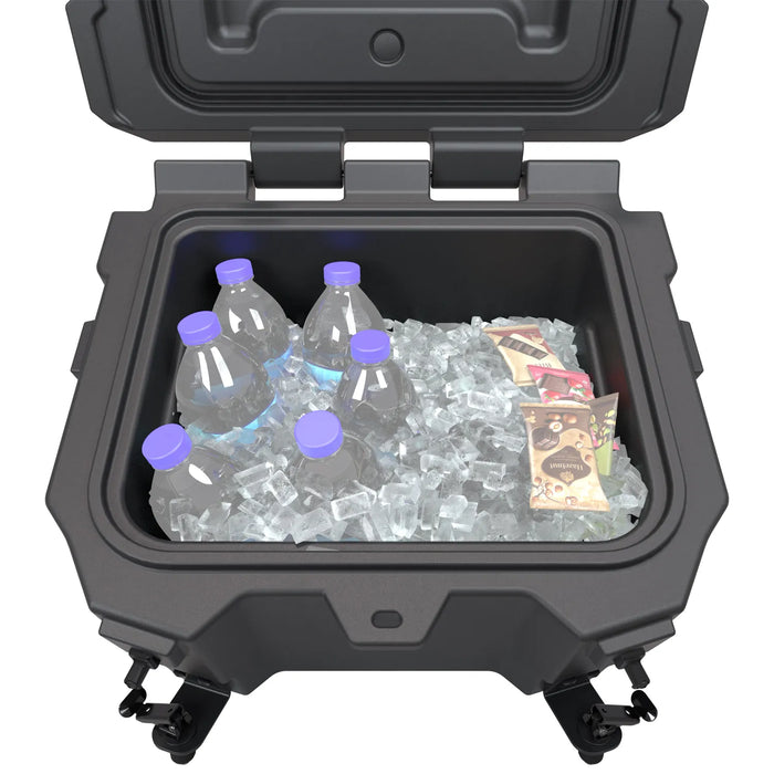 Polaris Lockable 48 Quart Rear Cooler with Handle