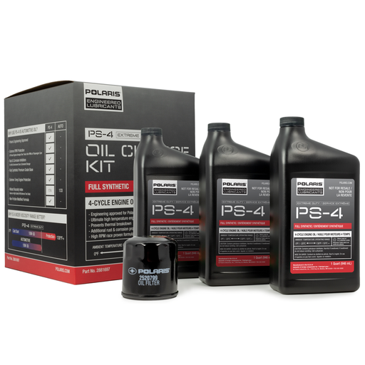 Polaris RZR PS-4 10W-50 Full Synthetic Oil Change Kit (3 quarts)