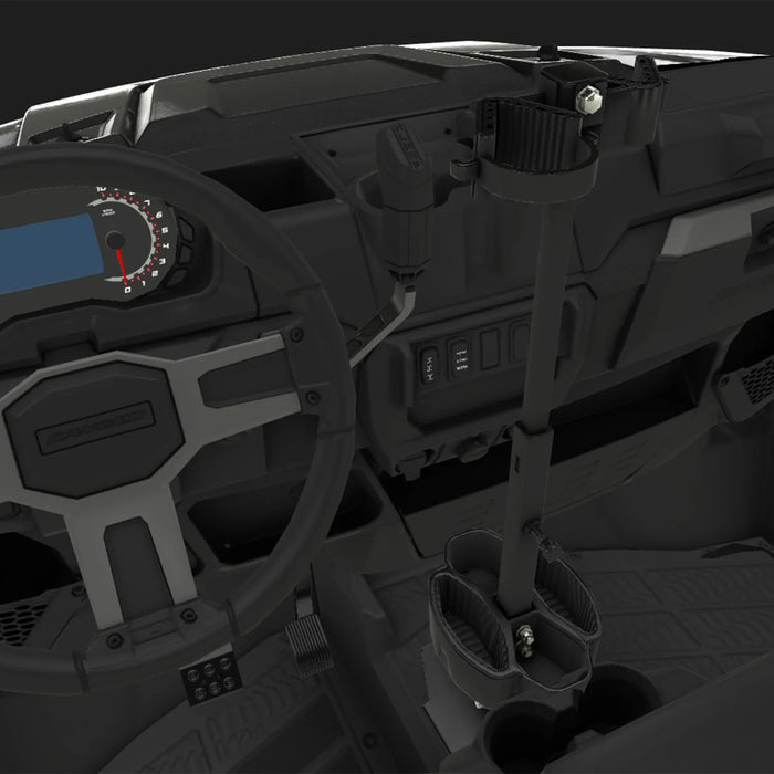 Polaris In-Cab Front Gun Mount, for RANGER, Holds 2 Guns