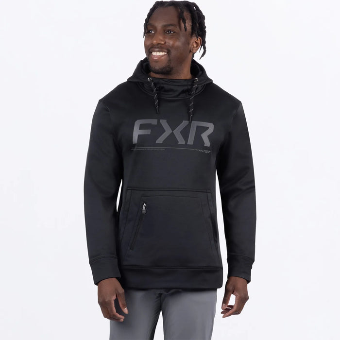 FXR Mens Hydrogen Tech Pullover Hoodie - Black Ops, front view