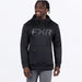 FXR Mens Hydrogen Tech Pullover Hoodie - Black Ops, front view