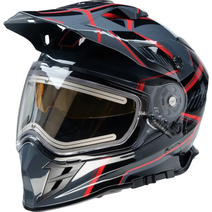 Z1R Range 2.0 Rotor Snow Helmet with Electric Dual Lens Face Shield