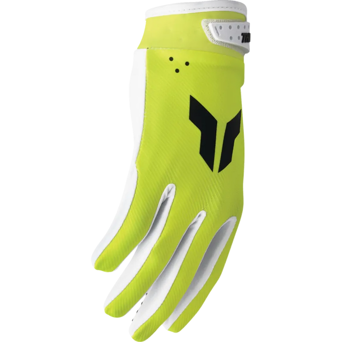 Thor Mens Launchmode Gloves - Acid - Front