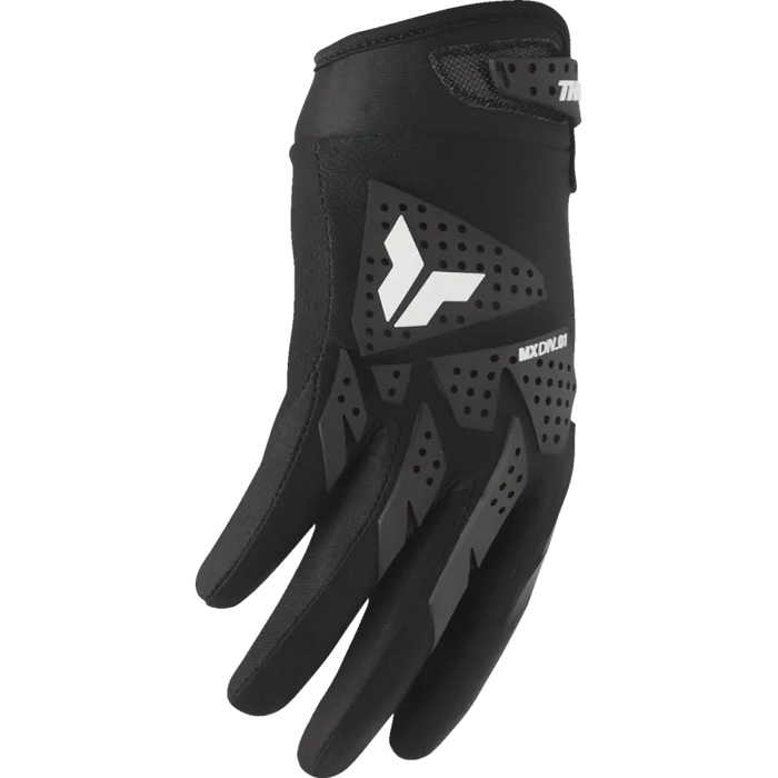 Thor Womens Launchmode XP Gloves - Black - Front