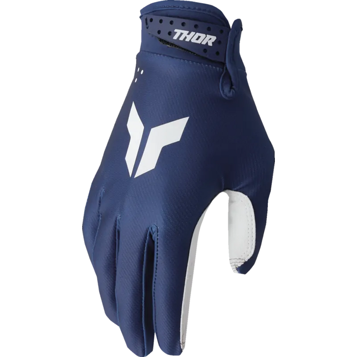 Thor Youth Launchmode Gloves - Split Navy - Front