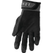 Thor Mens Terrain Gloves - Black/Charcoal - Back