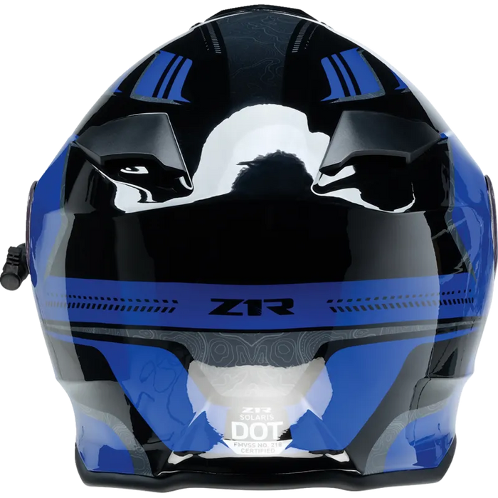Z1R Solaris 2.0 First Tracks Snow Helmet with Electric Dual Lens Face Shield