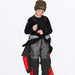 FXR Child Vertical Monosuit - Ti/Asphalt/Red, view 3