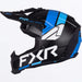 FXR Clutch MX Helmet - Blue/Cyan, view 2