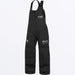 FXR Child Excursion FX Bib Pant - Black, front view