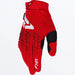 FXR Reflex Dual MX Glove 2027 - Red/White, front view