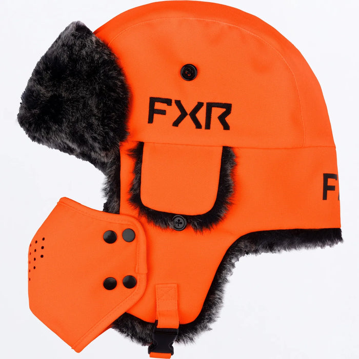 FXR Trapper Hat - Safety Orange, view 2