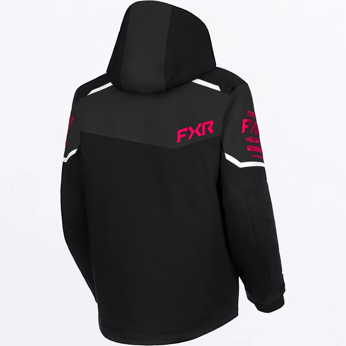 FXR Youth Helium Jacket 2027 - Black/Asphalt/Razz, view 2