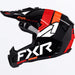 FXR Youth Clutch MX Helmet - Red/Orange, view 2