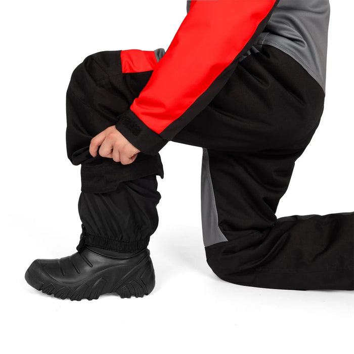 FXR Youth Revo Monosuit - Ti/Red/Midnight, view 6