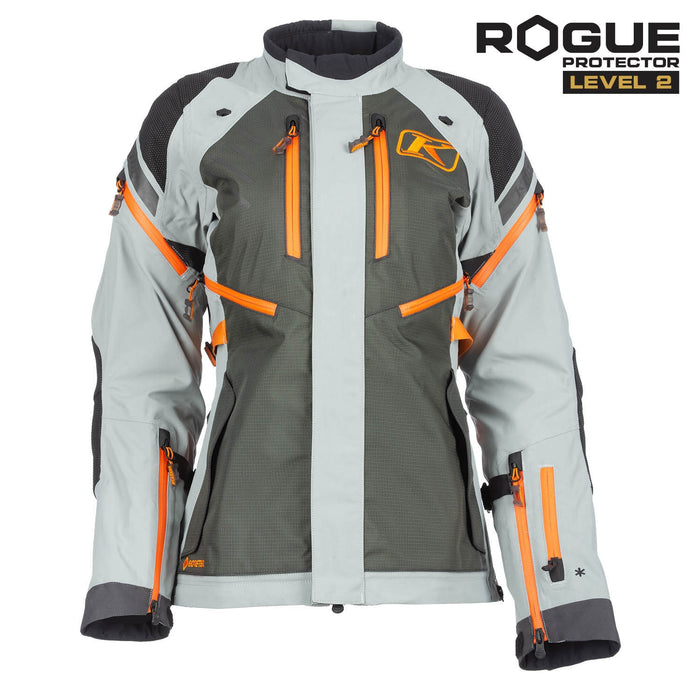 Klim Artemis Jacket - Asphalt - Ember Orange