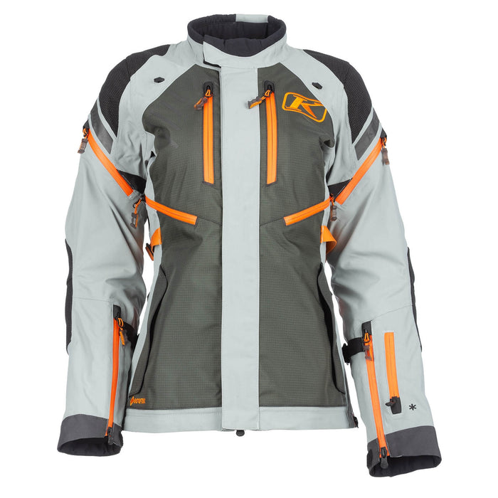 Klim Artemis Jacket - Asphalt - Ember Orange