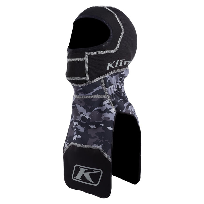 Klim Covert Balaclava - Black Camo, front view