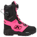 Klim Mens Adrenaline Pro S GTX BOA Boot - Black - Knockout Pink, front view