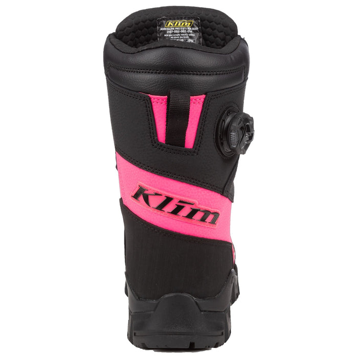 Klim Mens Adrenaline Pro S GTX BOA Boot - Black - Knockout Pink, view 4