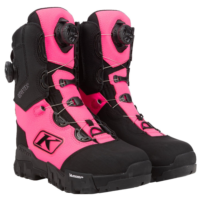 Klim Mens Adrenaline Pro S GTX BOA Boot - Black - Knockout Pink, view 9
