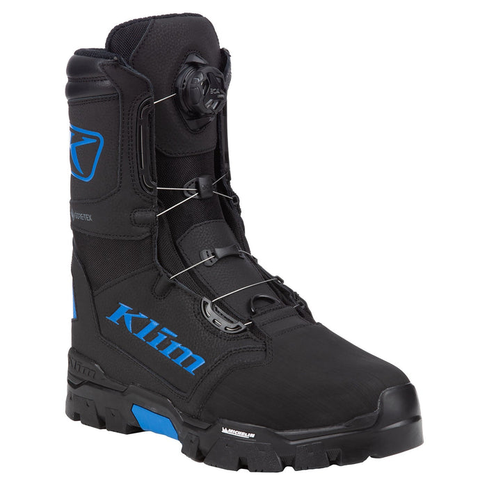 Klim Mens Klutch GTX BOA Boot - Non-Current - Black - Electric Blue Lemonade, view 2