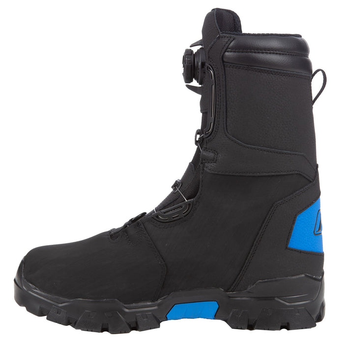 Klim Mens Klutch GTX BOA Boot - Non-Current - Black - Electric Blue Lemonade, view 7