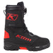 Klim Mens Klutch GTX BOA Boot - Black - Fiery Red, front view