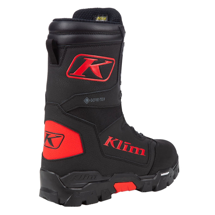 Klim Mens Klutch GTX BOA Boot - Black - Fiery Red, view 4