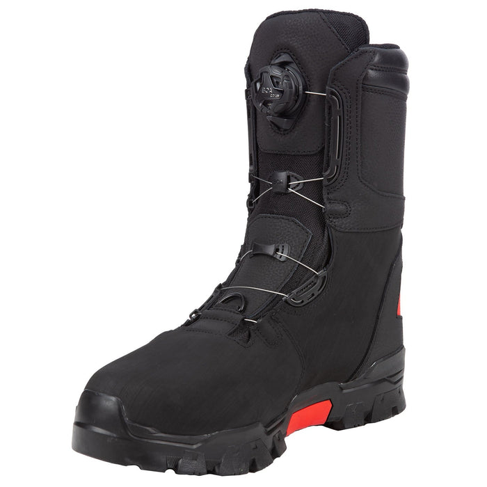 Klim Mens Klutch GTX BOA Boot - Black - Fiery Red, view 8