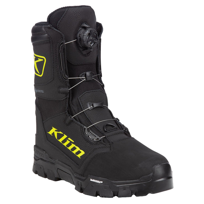 Klim Mens Klutch GTX BOA Boot - Black - Hi-Vis, view 2