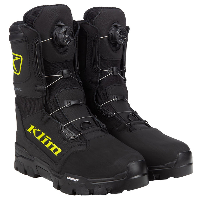 Klim Mens Klutch GTX BOA Boot - Black - Hi-Vis, view 3