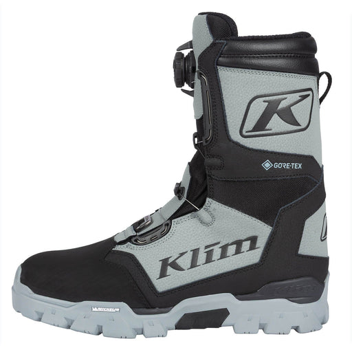 Klim Mens Klutch GTX BOA Boot - Monument - Black, front view