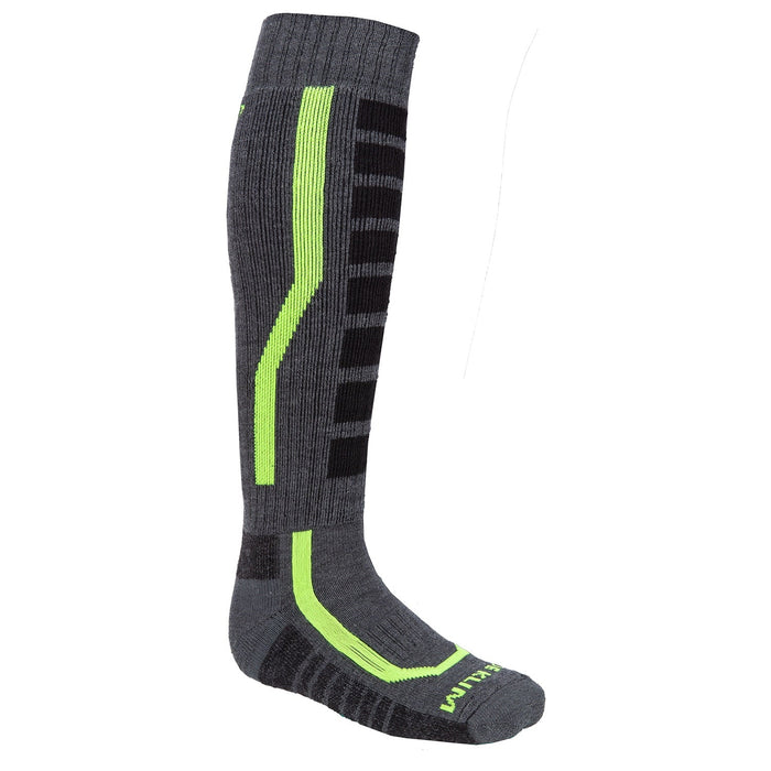 Klim Mens Aggressor Sock 2.0 - Asphalt - Hi-Vis, front view
