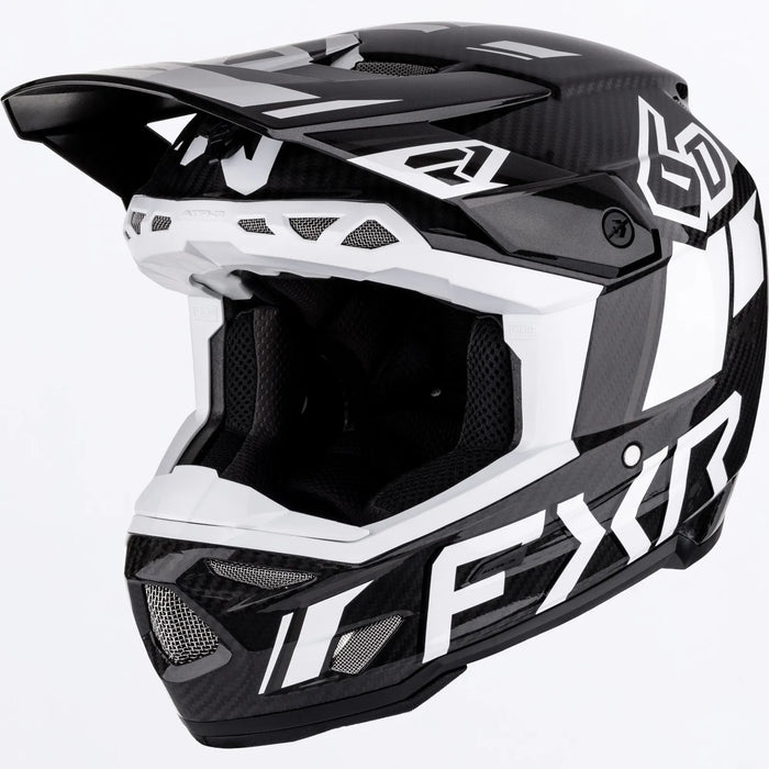 FXR 6D ATR-3Y FIM Helmet - Prime, front view