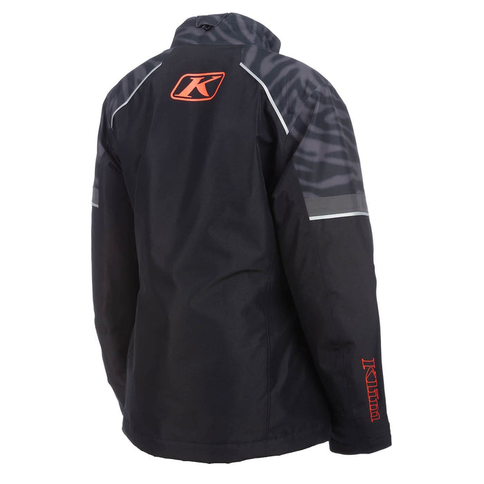 Klim Womens Spark Jacket - Black - Fiery Coral, view 3