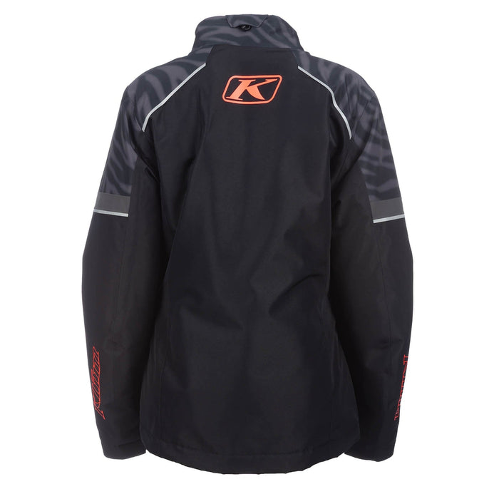 Klim Womens Spark Jacket - Black - Fiery Coral, view 4