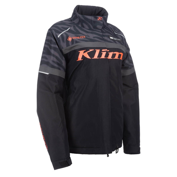 Klim Womens Spark Jacket - Black - Fiery Coral, view 5