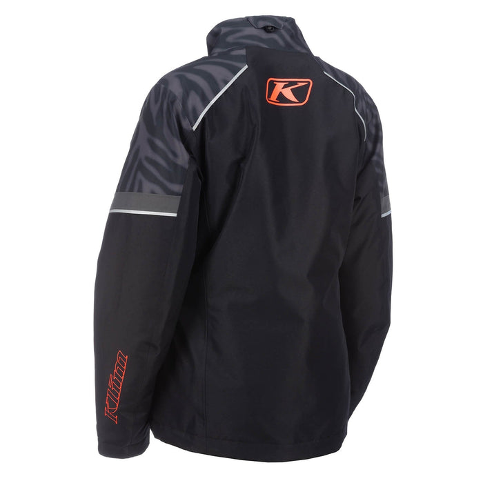 Klim Womens Spark Jacket - Black - Fiery Coral, view 6