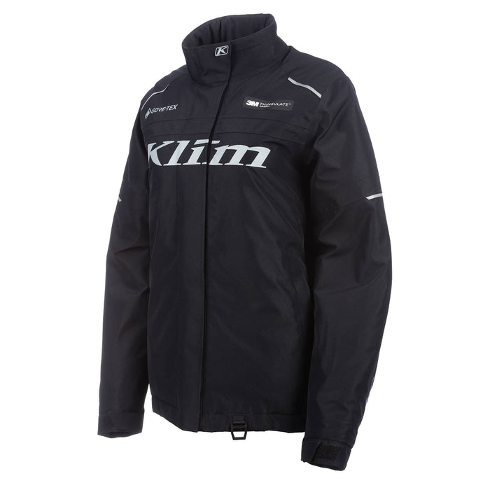 Klim Womens Spark Jacket - Black - High-rise, front view