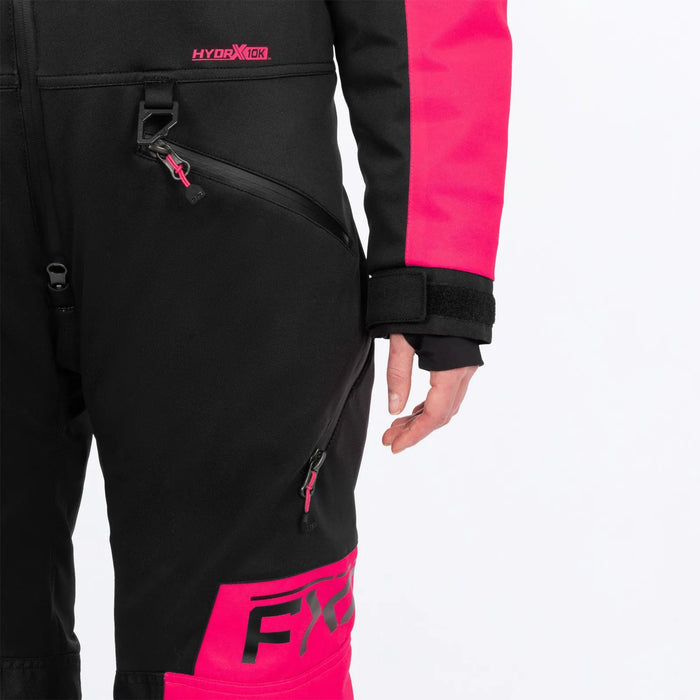 FXR Womens Revo F.A.S.T. Insulated Monosuit - Black/Razz, view 4
