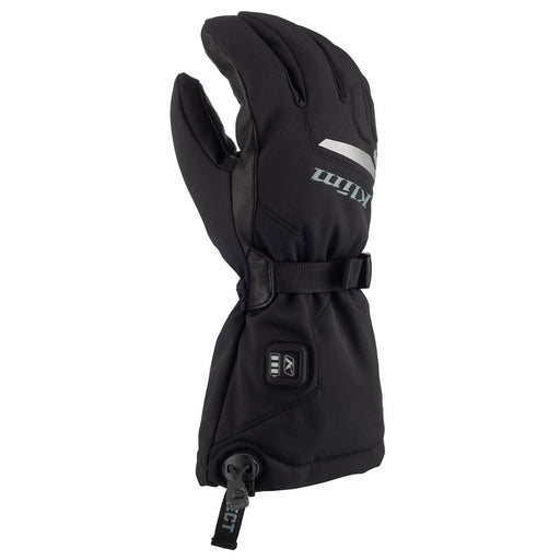 Klim Mens Klimate eFire Gauntlet Glove - Black - Monument, front view