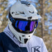 Klim Edge Snow Goggle - Focus Blue Chrome Dark Smoke Blue Mirror, view 2