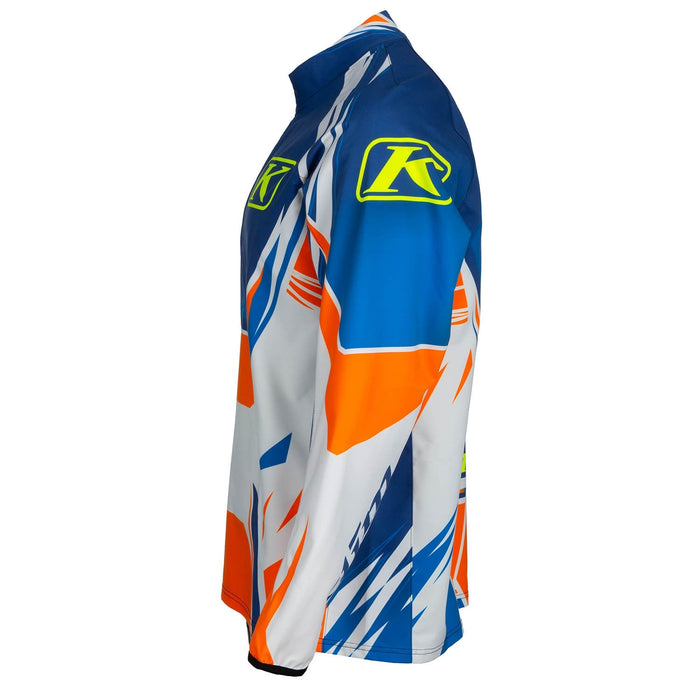 Klim Mens Revolt 1/4 Zip Pullover - Nightfall Blue, view 2
