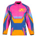 Klim Mens Revolt 1/4 Zip Pullover - Pink Glo, front view