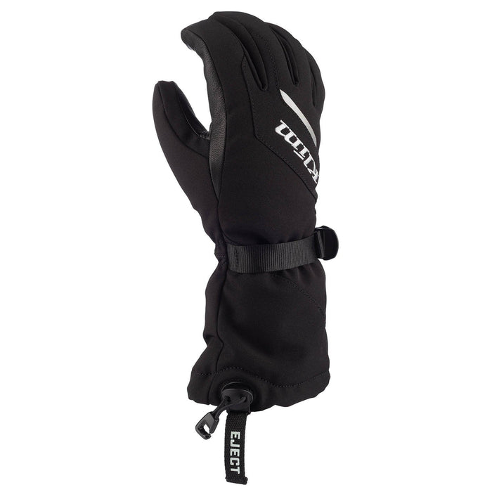 Klim Womens Ember Gauntlet Glove - Black - High-rise, front view